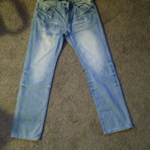 Roca Wear Blue Faded Jeans